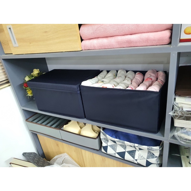 [ XẢ KHO] HỘP ĐỰNG QUẦN ÁO CHIA NGĂN BẰNG VẢI GIÁ SALE SỐC