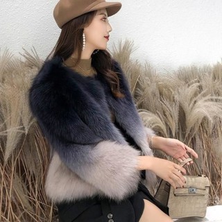 [ORDER] Áo lông giả lông cáo ombre màu (ẢNH THẬT Ở CUỐI)