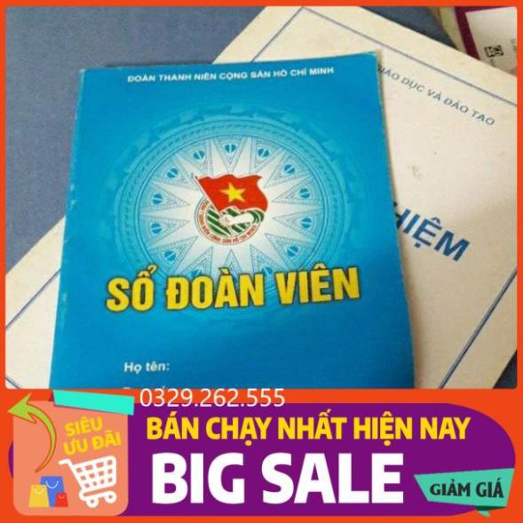 (FreeShip) Sổ đoàn viên hàng dầy đẹp