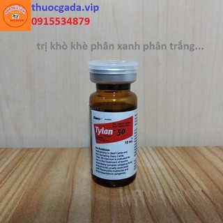 Trị khò khè phân xanh phân trắng tylan