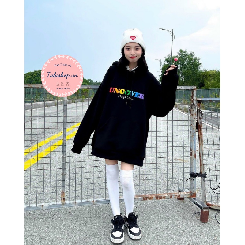 Áo hoodie nam nữ form rộng Unisex U.C.O.VER siêu xinh, Áo Sweater unisex nam nữ nỉ có mũ phong cách oversize streetwear | BigBuy360 - bigbuy360.vn