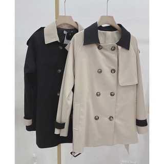 trench coat phối màu