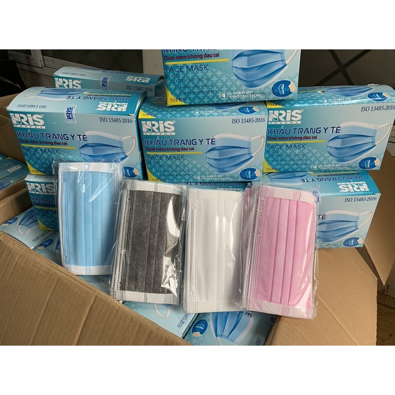 Khẩu trang y tế không đau tai 4 lớp kháng khuẩn | BigBuy360 - bigbuy360.vn