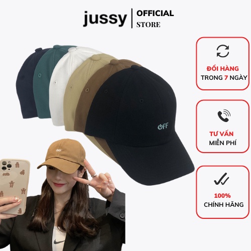 Mũ Lưỡi Trai Chữ Off Phong Cách Nón Kết Dadhat Hàn Quốc Form Mềm Chất Vải Cotton Thoáng Mát Nhiều Màu Hot Trend