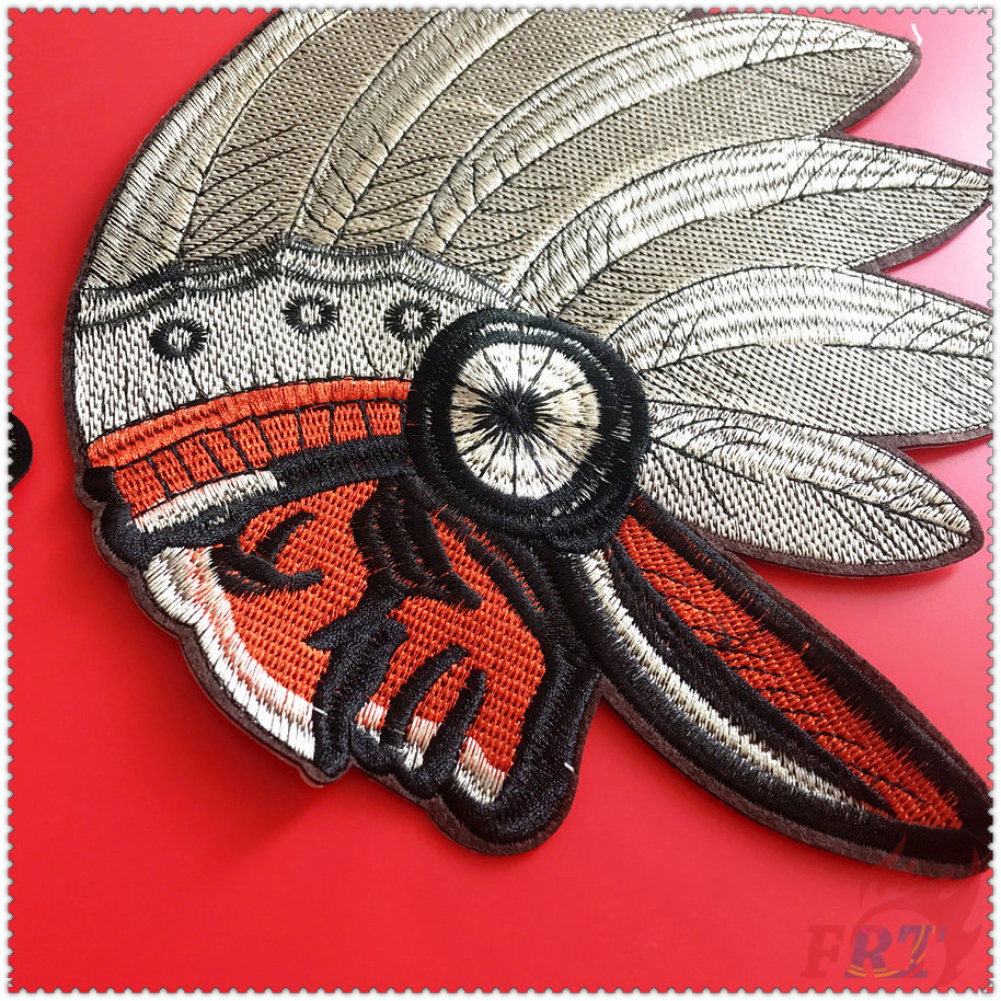 Miếng Vá Quần Áo Hình Lông Vũ Phong Cách Ấn Độ