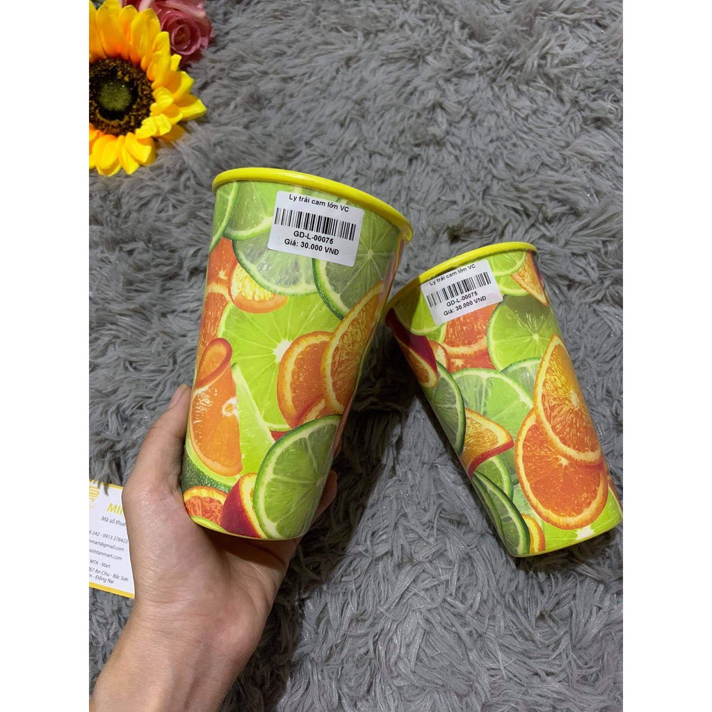 Cốc nhựa hình trái cam cho bé