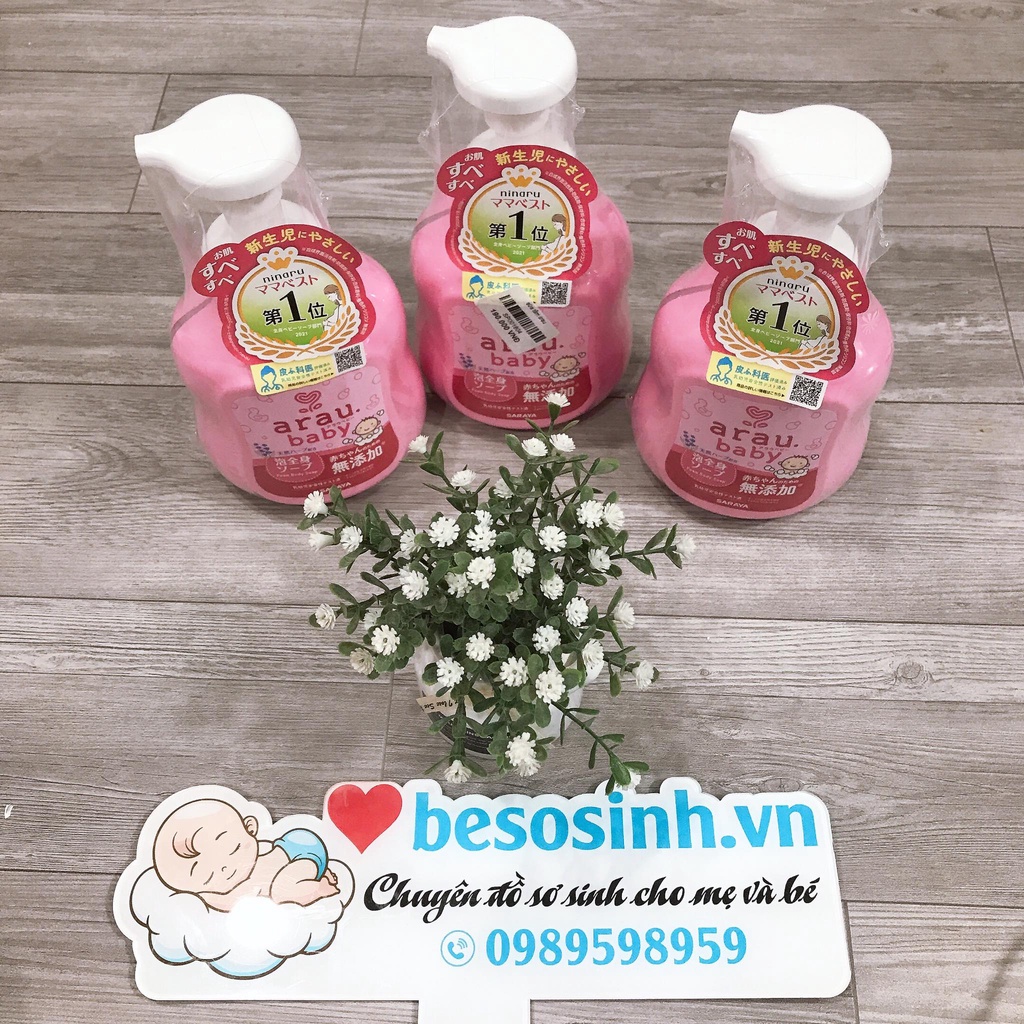 sữa tắm gội arau
