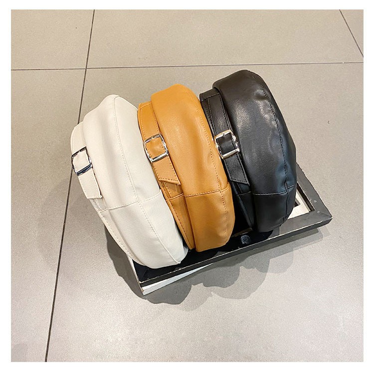 [GIÁ HỦY DIỆT] - MŨ NỒI PHONG CÁC RETRO NỮ CHẤT DA PU CAO CẤP - Owl Store