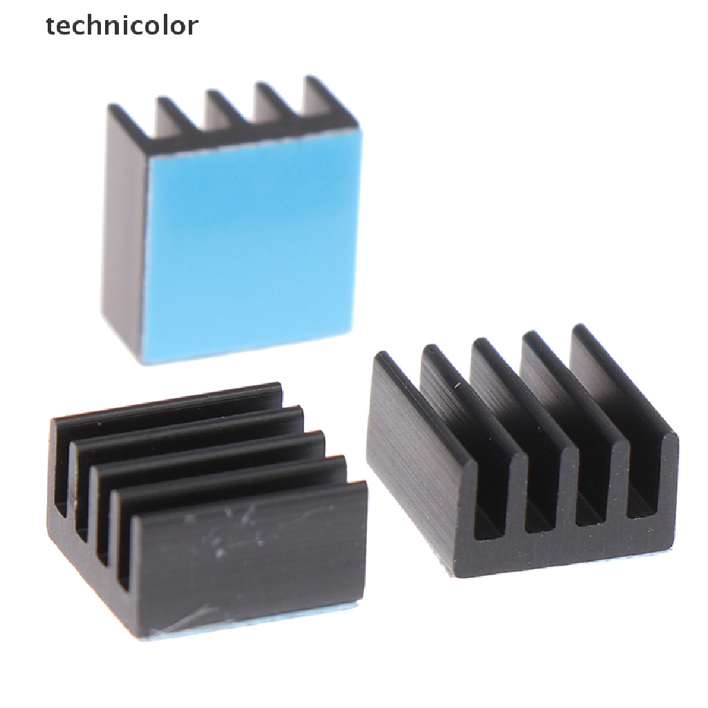 Set 10 Tấm Tản Nhiệt Nhôm 8.8x8.8x5mm Kèm Băng Keo Dán Tiện Dụng