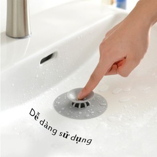 NẮP CHẶN RÁC, CHẶN MÙI HÔI BỒN RỬA BÁT BỒN TẮM SILICON