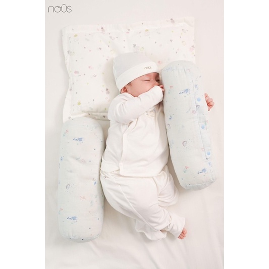 [Nous] Bộ quần áo cho bé sơ sinh hãng Nous dài tay NB cài chéo, cài thẳng, Body Phụ kiện bao chân bao tay mũ cho bé NB