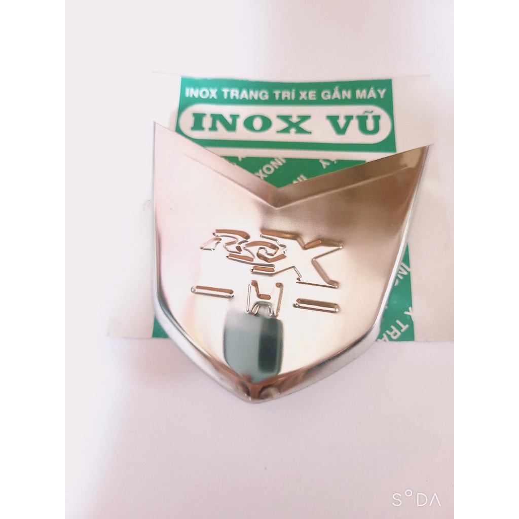 Ốp dè INOX  xe máy RSX 2014-2023 + tặng kèm 1 tem logo HONDDA + 3 ngôi sao nhôm  giá 1 cặp tại xưởng Inhôm