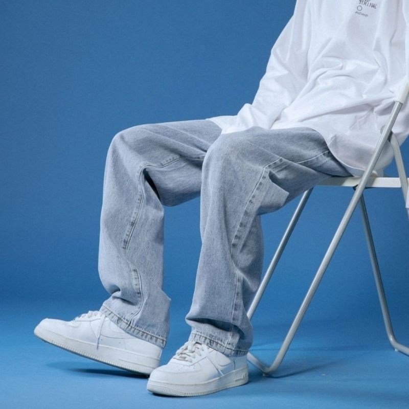 Quần jean, jeans Baggy nam SR-01 Ông Suông,Rộng style hàn quốc 2021-Trend Clothing!