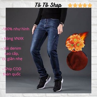 Quần Jean Nam Đẹp ❤️FREESHIP❤️ Quần Bò Nam Rách Gối Chất Liệu Denim Cao Cấp Thời Trang Chuẩn Hàng Shop Tô Tồ Shop -QJN55