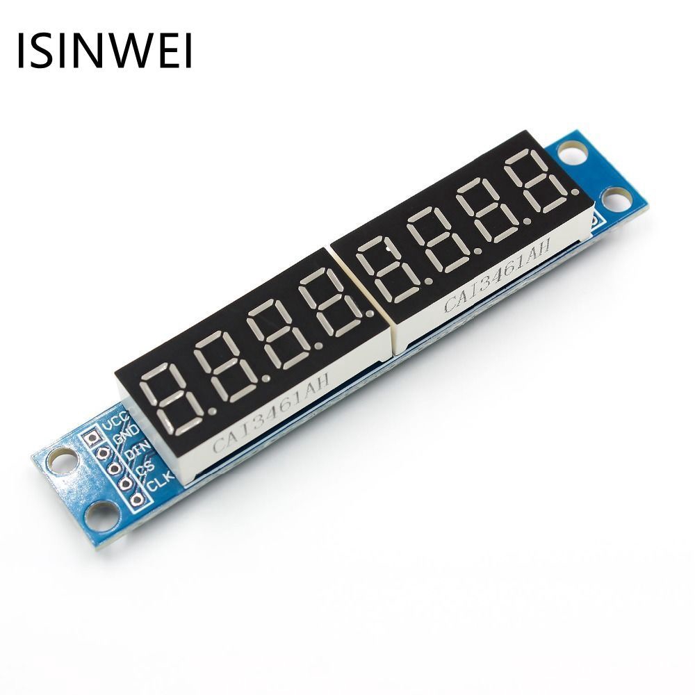 Mô Đun Điều Khiển Hiển Thị Max7219 Led Dot Matrix 8 Số 3.3v 5v
