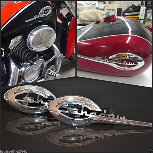 Biểu tượng xe máy Honda Shadow Tank Biểu tượng cho VT VTX 600 750 ABS Huy hiệu Chrome bằng nhựa