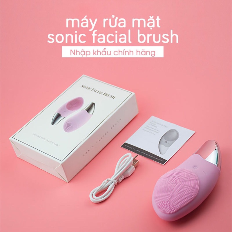 RẺ VÔ ĐỊCHMÁY RỬA MẶT MASSAGE 3IN1 SONIC FACIAL BRUSH TÁC đỘNG KÉP ĐA CÔNG DỤNG