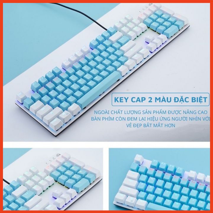 Bàn Phím Cơ Red Switch Máy Tính Có Dây K1 LED RGB Nhiều Chế Độ Chơi Game Cực Đã