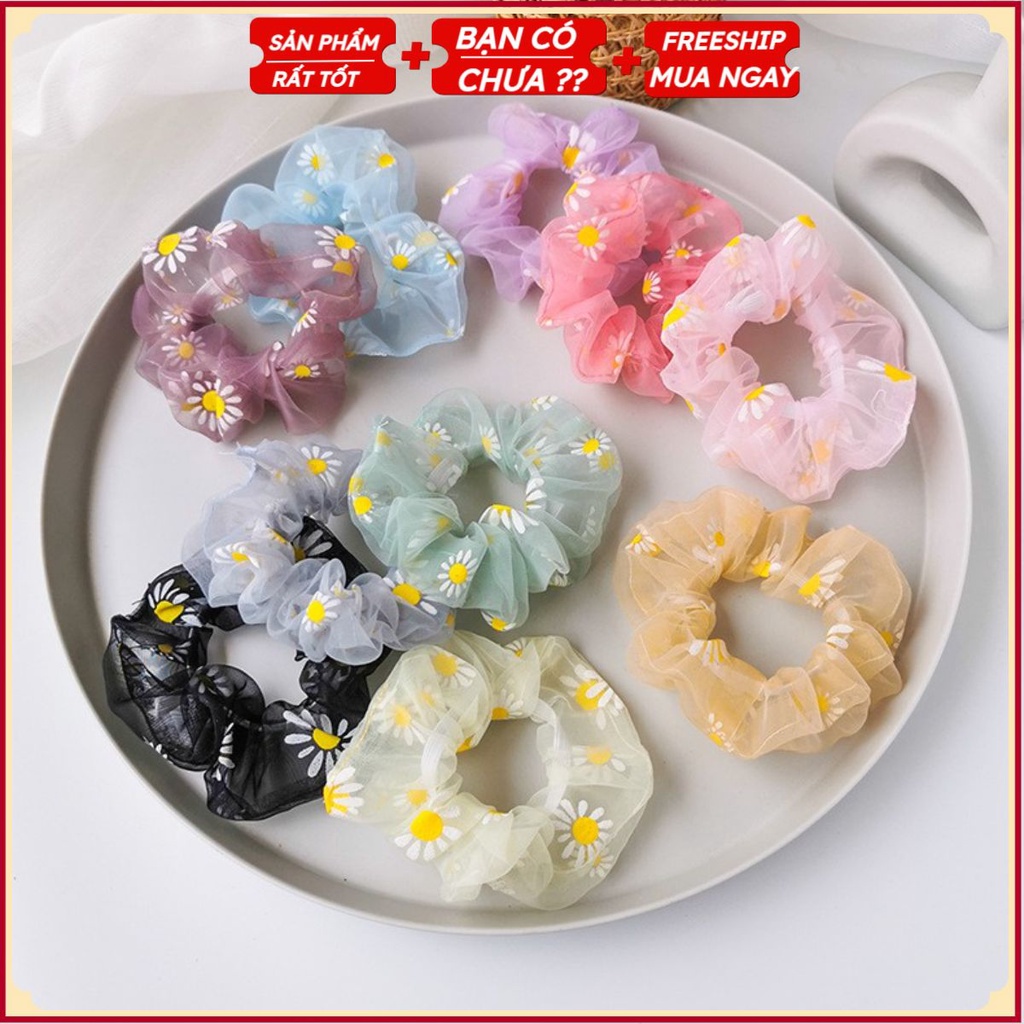 PVN15179 Dây buộc tóc Scunchies Hot Hit 2020 siêu xinh đẹp T2
