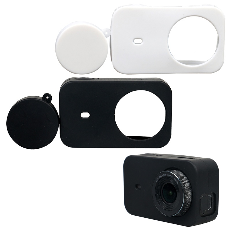 Ốp Điện Thoại Silicone Mềm Kèm Nắp Bảo Vệ Ống Kính Máy Ảnh 4K