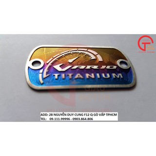 Tem titan dán nắp bình dầu cho xe vario