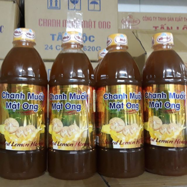 Chanh muối mật ong Tấn Lộc hộp 620g