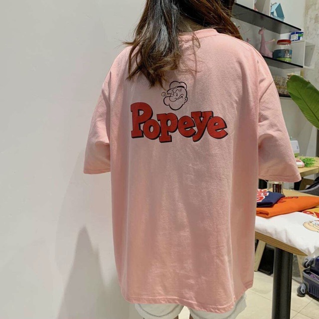 Áo phông form rộng 💥FREESHIP💥 Áo Unisex Form Rộng Freesize Phong Cách Ulzzang Cực Xịn [ Ao Popeye]