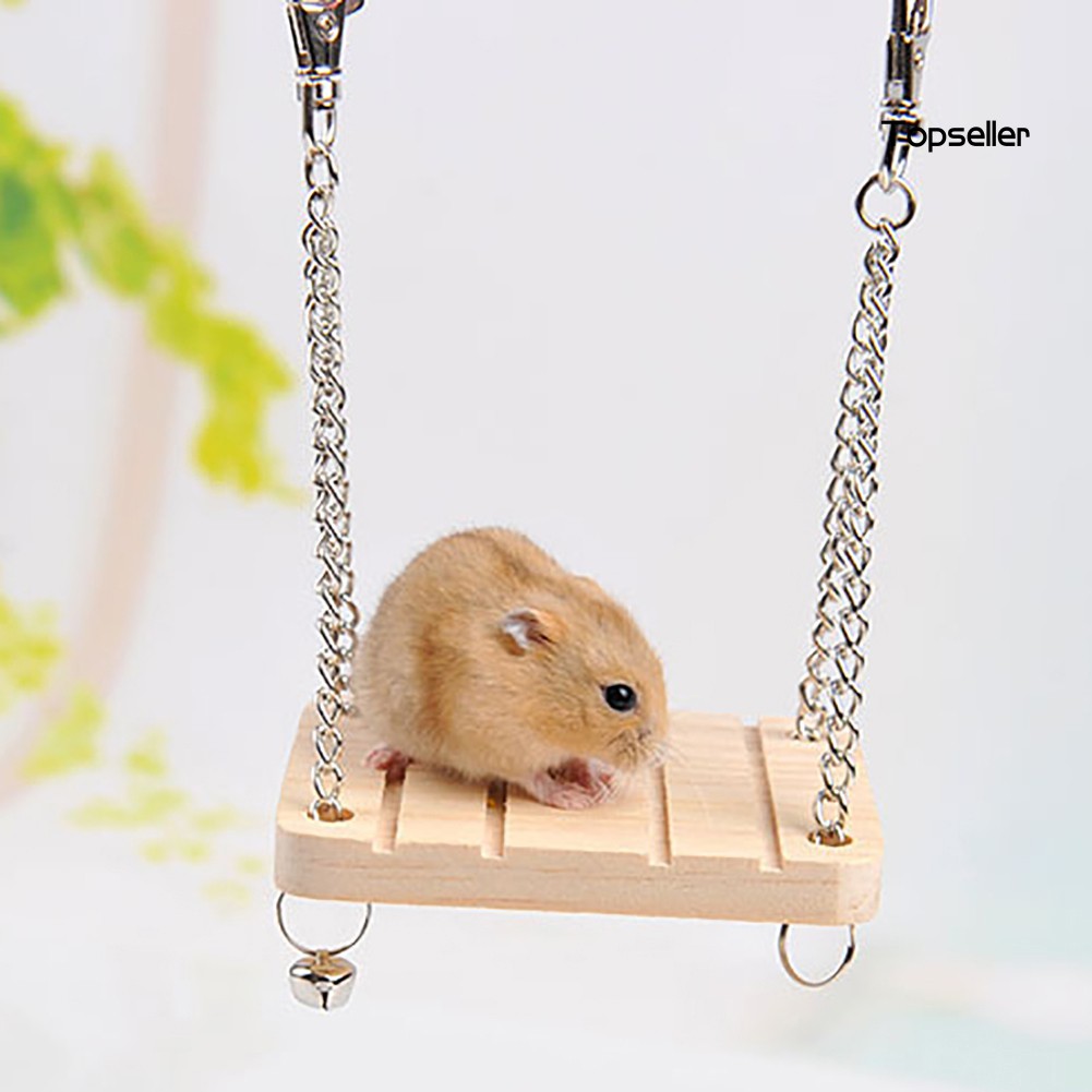 Xích Đu Gỗ Đồ Chơi Dành Cho Chuột Hamster