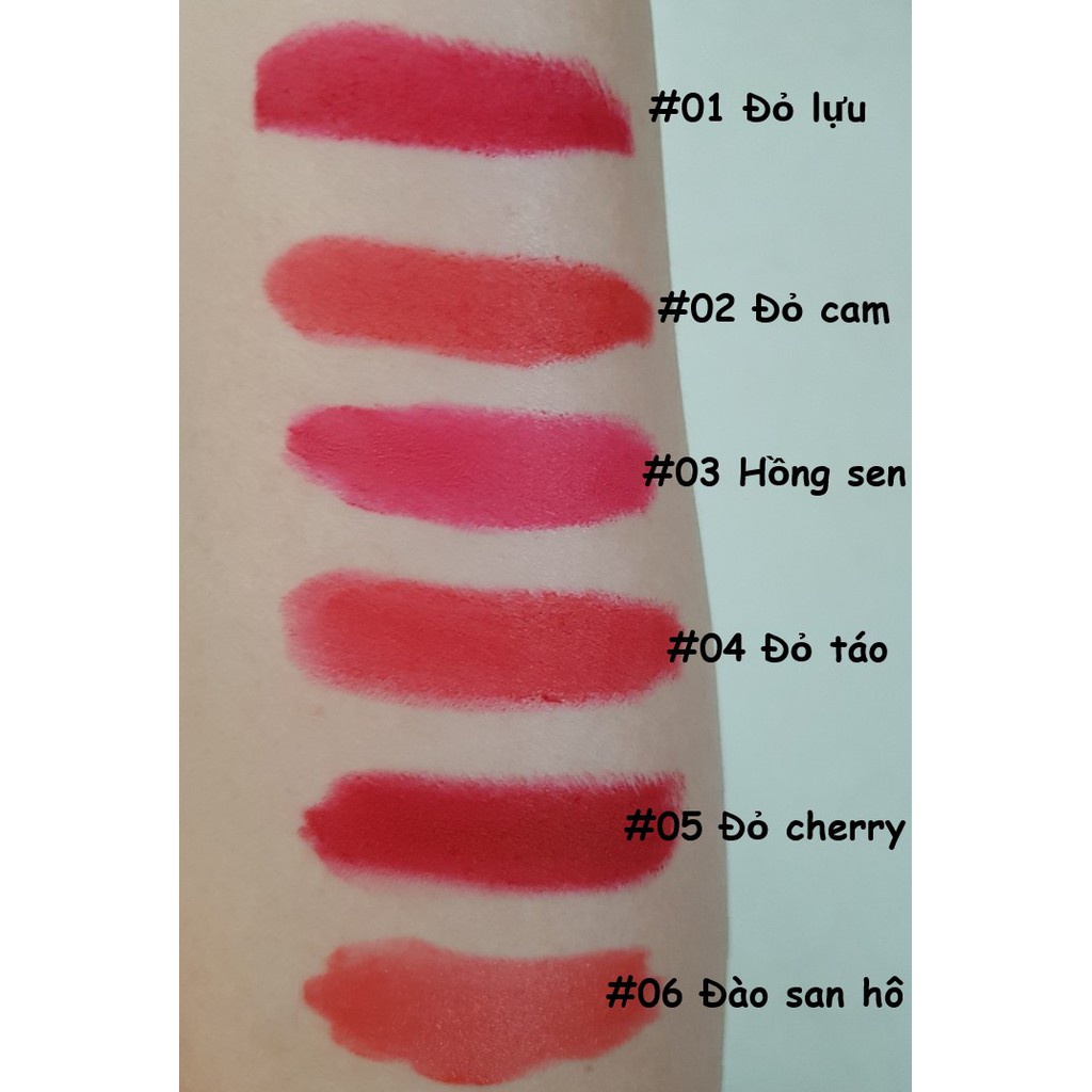 Son Lì Matte Bền Màu The Rucy Blooming Lipstick 3.5g