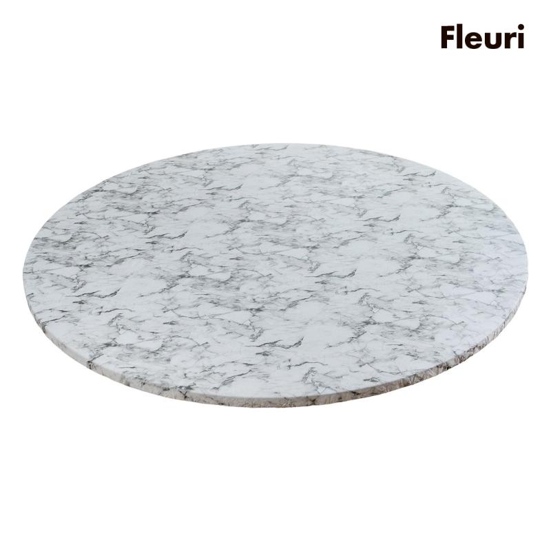 Set 100 Khăn Trải Bàn Tròn Họa Tiết Đá Hoa Cương Màu Trắng Chống Thấm Nước