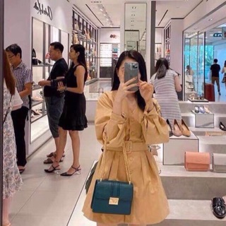 Túi xách nữ CNK 𝐁𝐋𝐔𝐒𝐇 𝐏𝐔𝐒𝐇-𝐋𝐎𝐂𝐊
