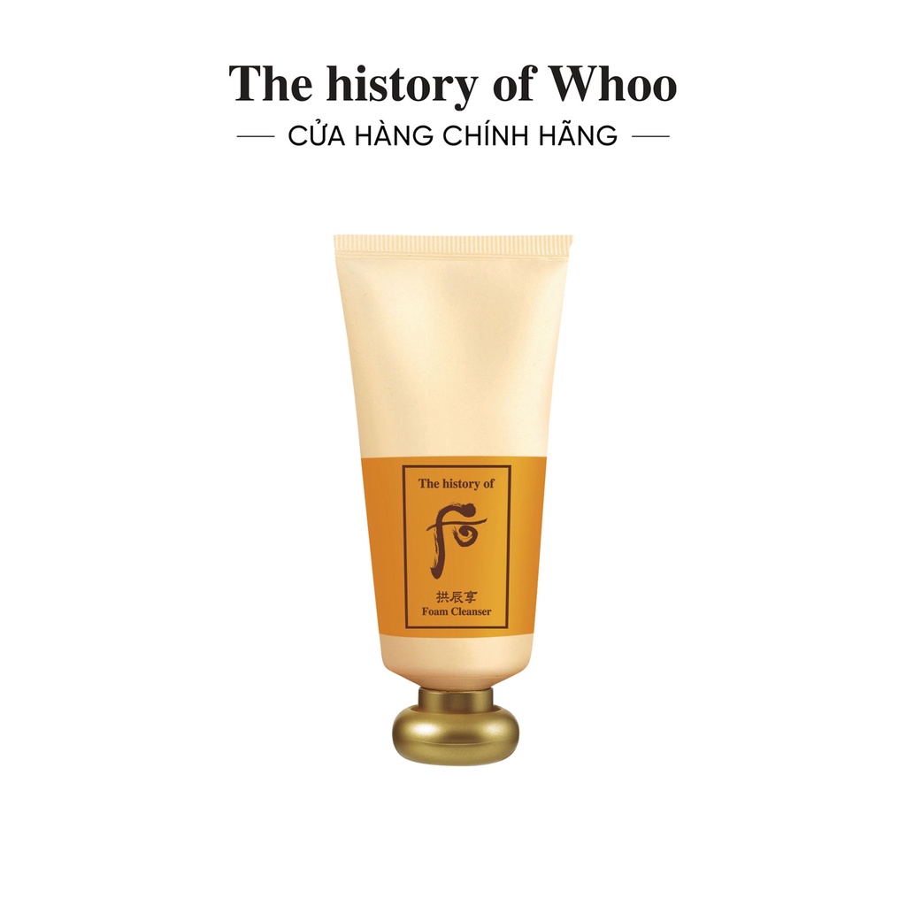 Sữa rửa mặt dưỡng ẩm The history of Whoo Gongjinhyang Facial Foam Cleanser 180ml