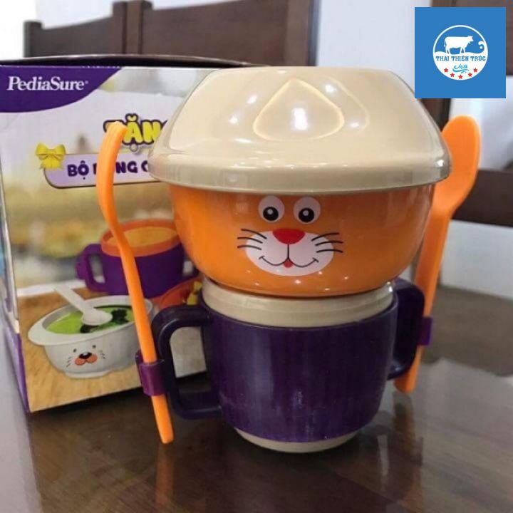 Bộ chén ăn dặm 5 chi tiết cho bé hàng khuyến mãi pediasure