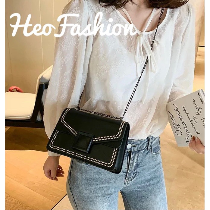 Túi Xách Nữ Nhỏ Da Mềm Kèm Dây Xích Mới Hot Trend 2021,Túi Đeo Chéo 2 Màu Thời Trang Chất Lượng Cao Đi Chơi,Du Lịch QC | BigBuy360 - bigbuy360.vn