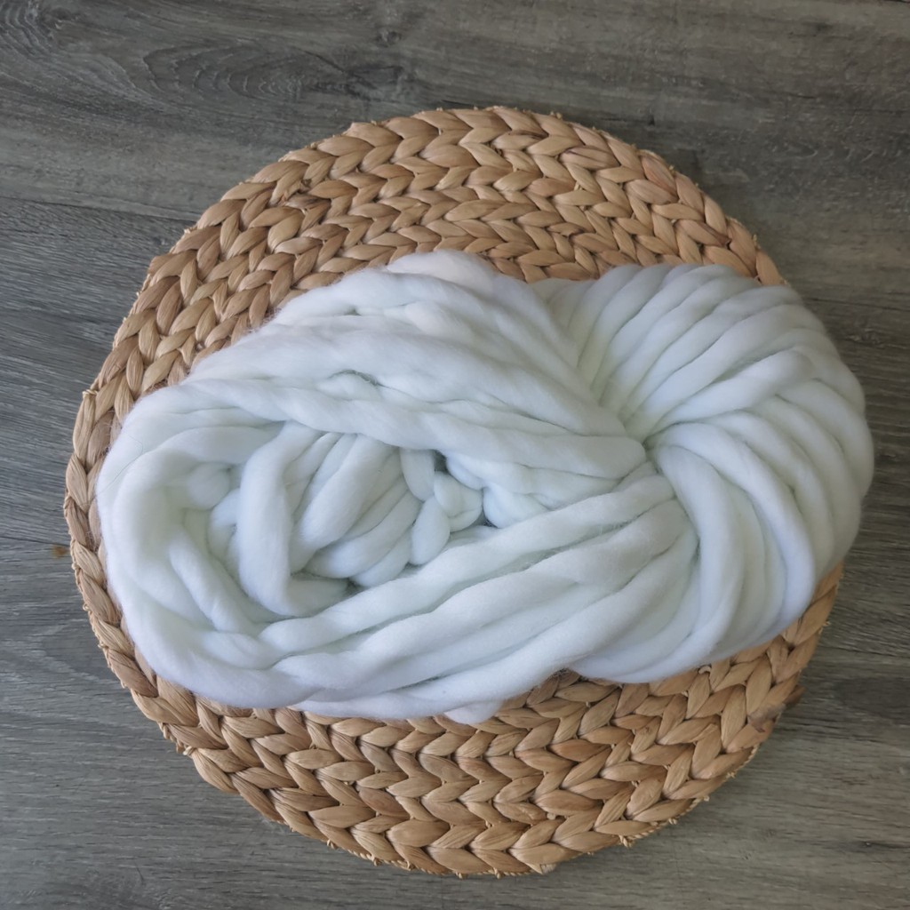 Cuộn Len Sợi Lớn Làm Weaving hay Len Chọc - 250gr