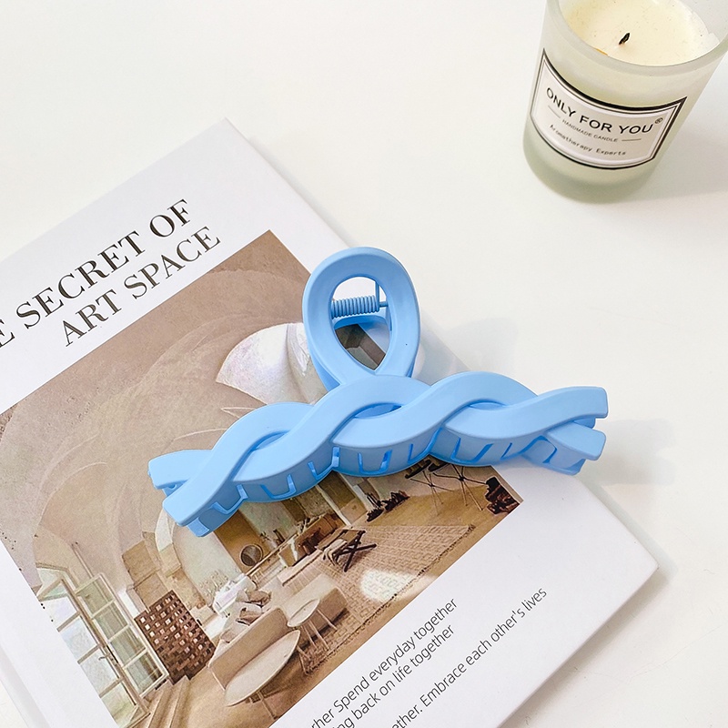 Kẹp Tóc Xoắn Màu Sắc Macaron Phong Cách Hàn Quốc Cho Nữ