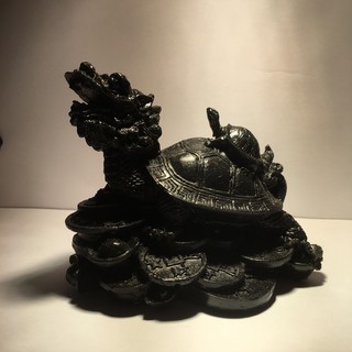 Tượng Long Quy màu đen