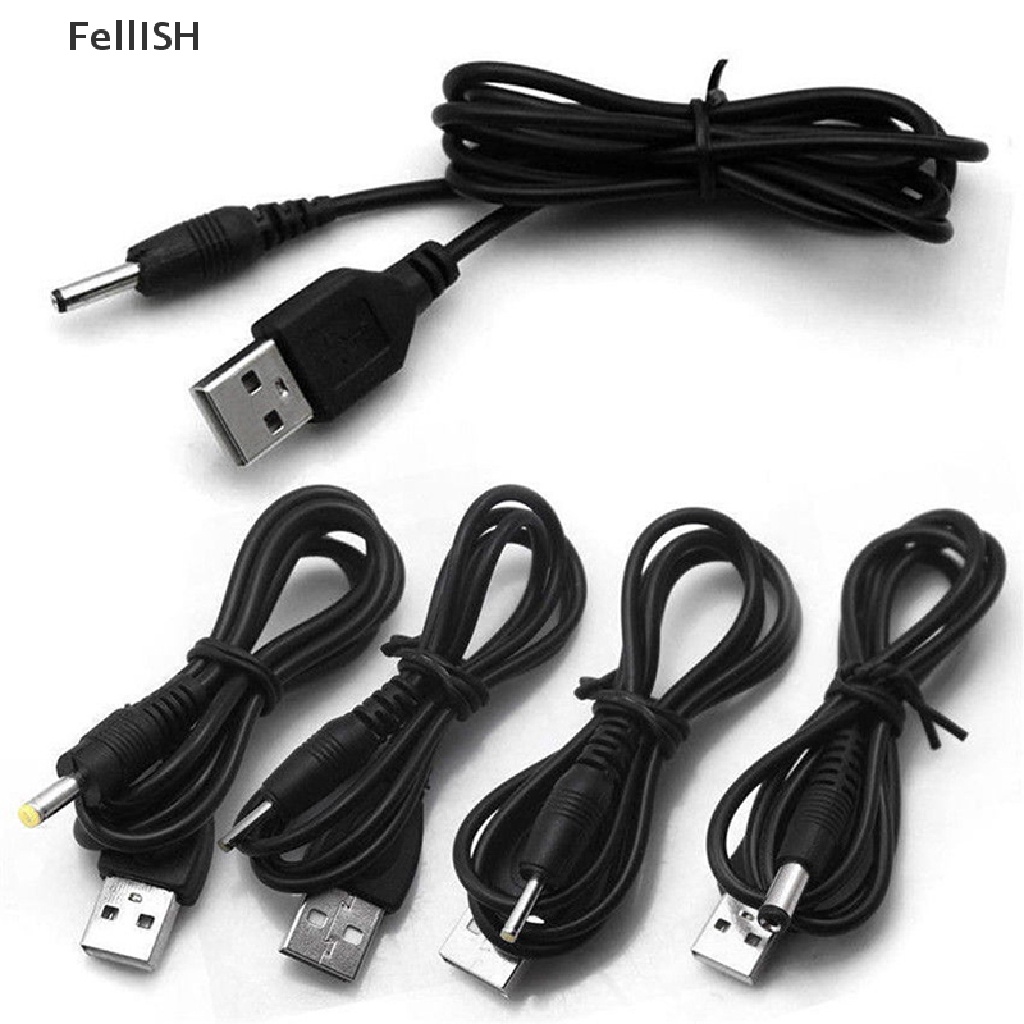 Cáp usb 2.5 3.5 4.0 5.5mm 5v dc màu đen 439br