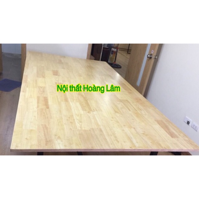 Mặt bàn gỗ cao su tự nhiên 60cm*120cm