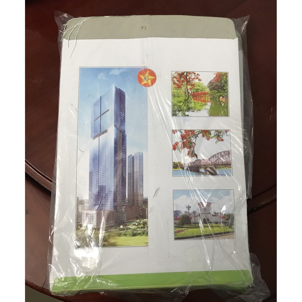 100 vỏ hồ sơ xin việc, lưu trữ hồ sơ  L1 có nắp cài tiện dụng