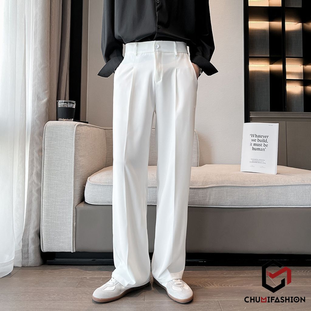 Quần âu nam cao cấp có chun đằng sau dễ phối đồ không nhăn không bai xù chumi68.fashion chuẩn form hàn quốc qd13