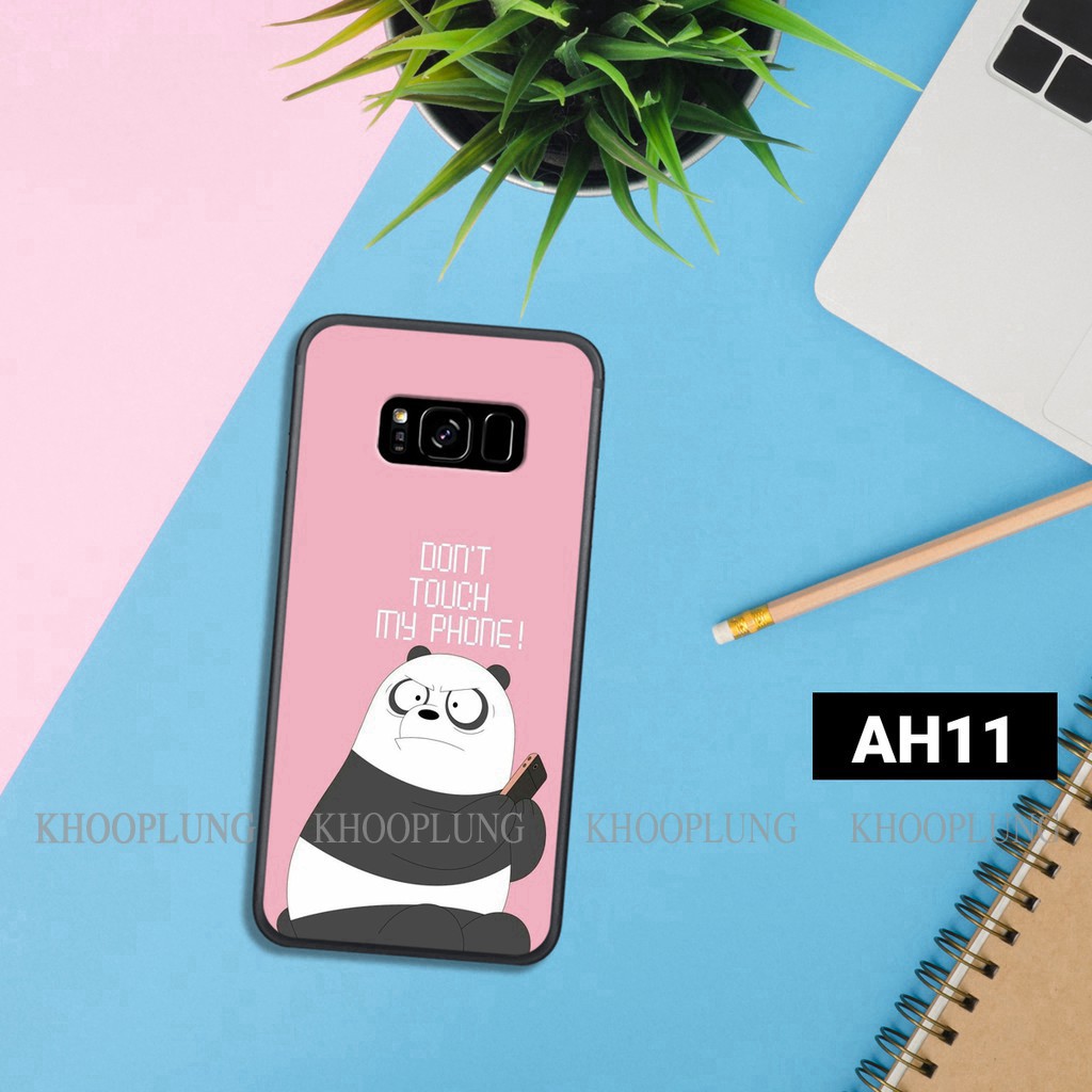 [SALE] Ốp lưng Samsung Galaxy S8 - S8 Plus - S9 - S9 Plus in hình gấu cute dễ thương