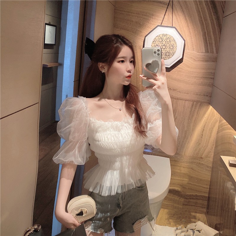 LEEVA - Áo voan 2 lớp Princess Girl A008