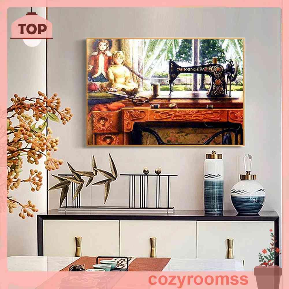 Bộ Tranh Thêu Chữ Thập Toàn Diện DIY Dùng Trang Trí Nhà Cửa