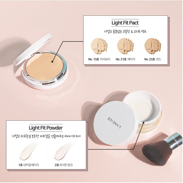 [Mã 154FMCGSALE giảm 8% đơn 500K] Phấn phủ dạng nén Laneige Light Fit Pact 9.5 G