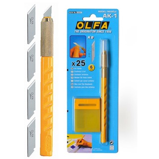 Dao trổ thủ công Olfa AK-1 (kèm 25 lưỡi)