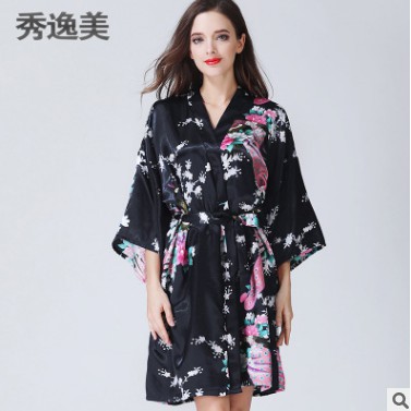 Áo Choàng Pijama Nữ Kiểu Dáng Thời Trang Phong Cách Nhật Bản