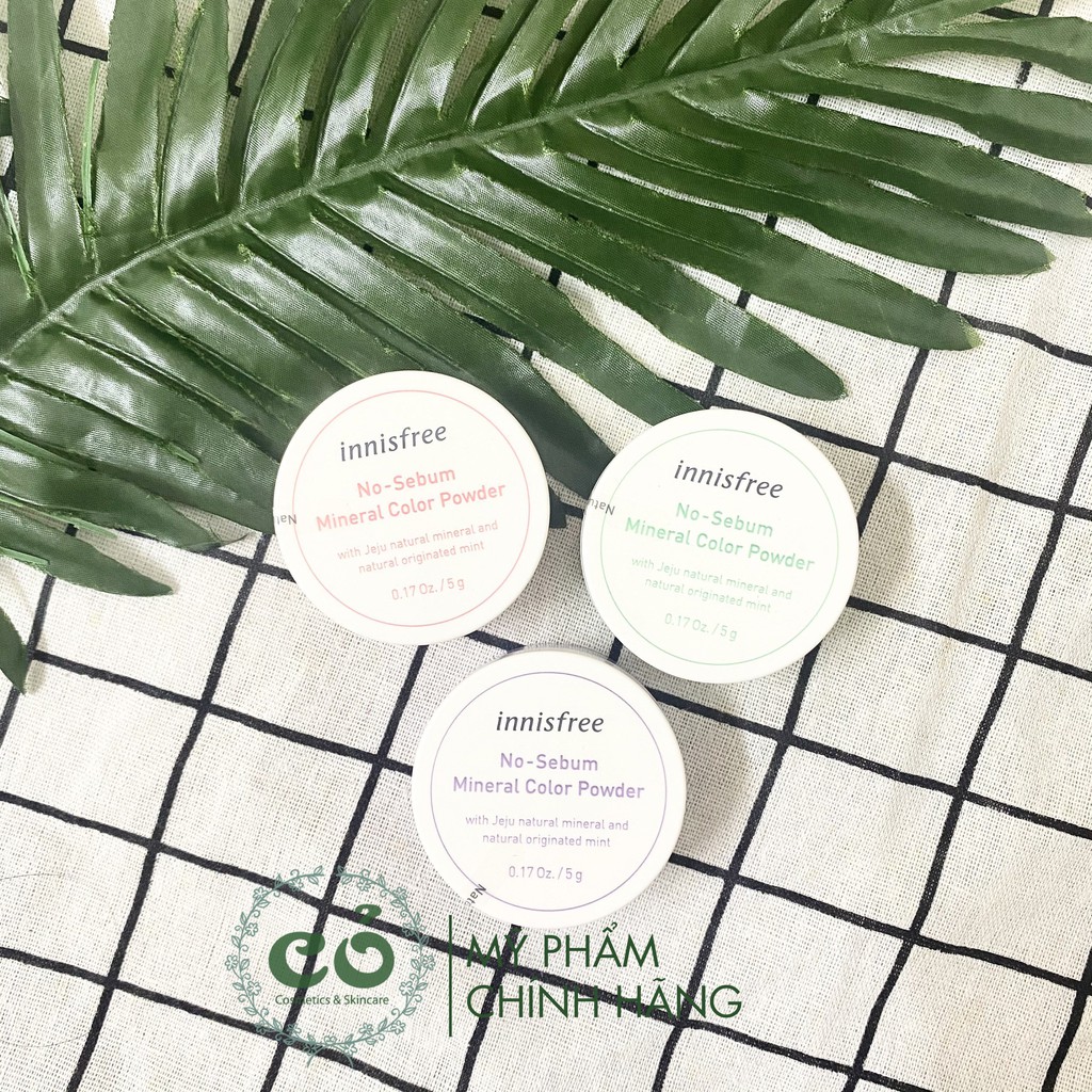 Phấn phủ kiềm dầu Innisfree No Sebum