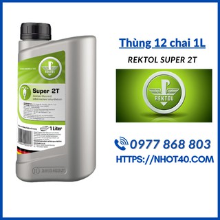 Nhớt xe 2 thì nhập khẩu Đức Rektol Super 2T 1L