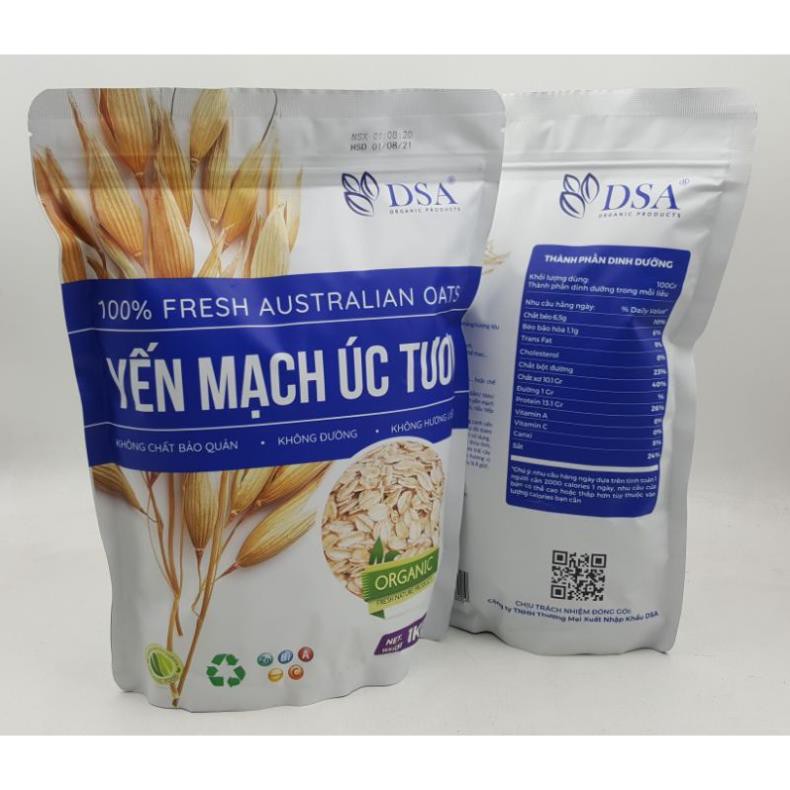 YẾN MẠCH TƯƠI 1KG GIẢM CÂN, ĂN KIÊNG